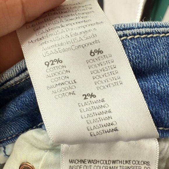 MOTHER Womens 25 The Looker Crop in Make Me Soft Stretch Denim Jeans - Picture 8 of 10